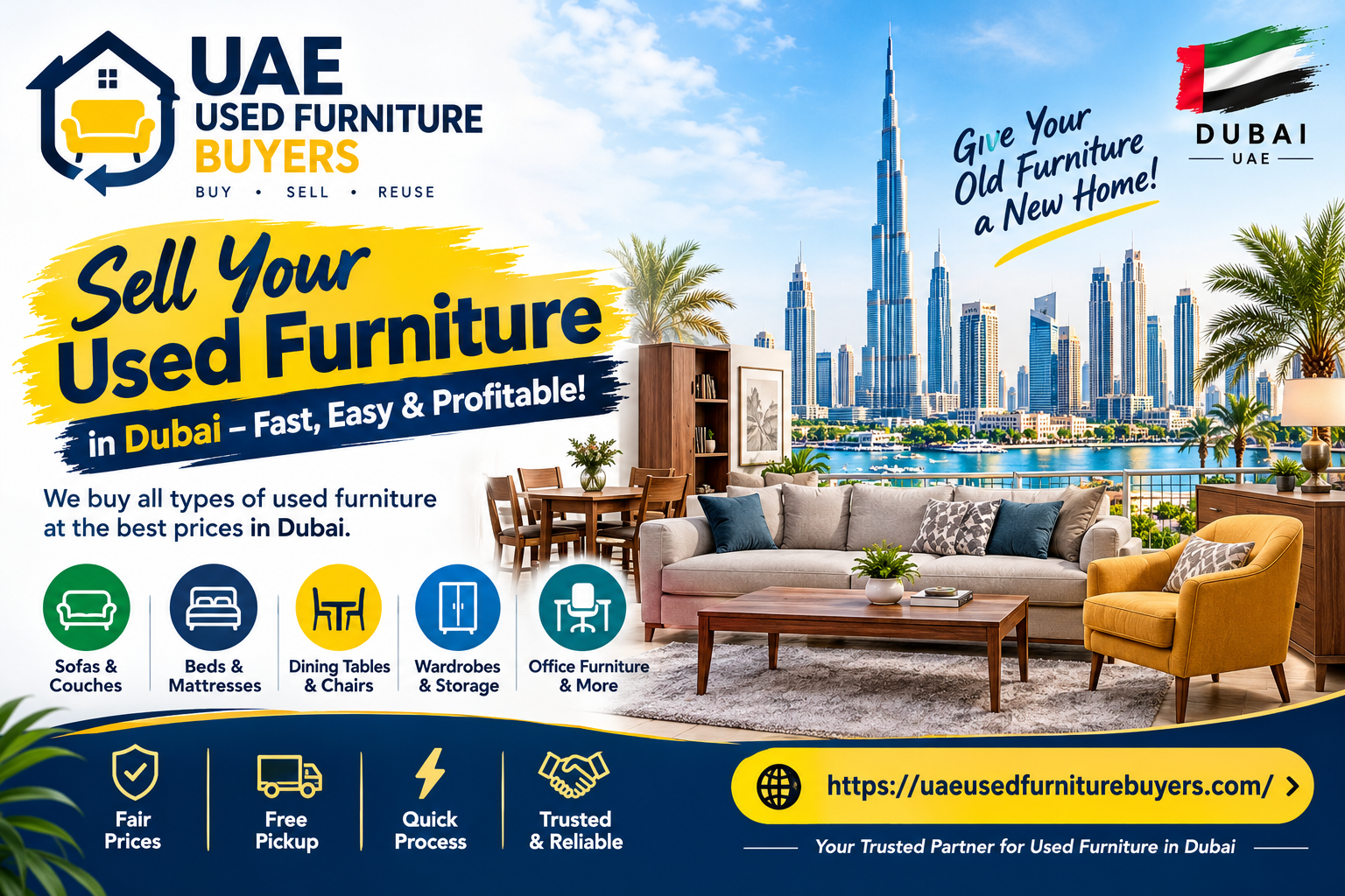 Emirates Used Furniture Buyers Dubai
